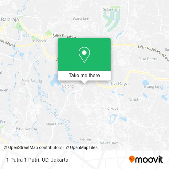 1 Putra 1 Putri. UD map