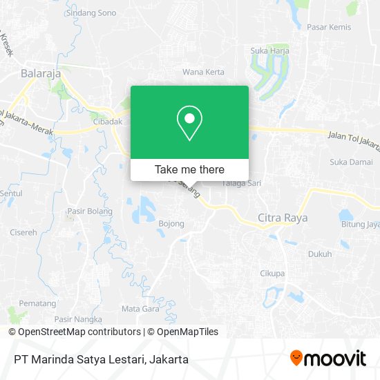 PT Marinda Satya Lestari map