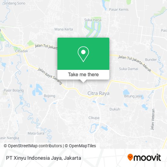 PT Xinyu Indonesia Jaya map