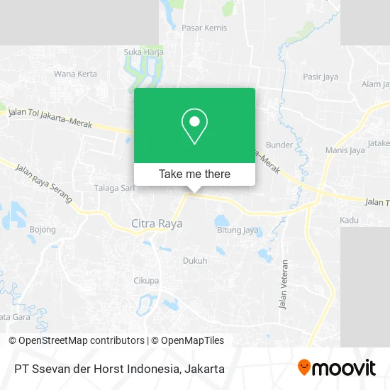 PT Ssevan der Horst Indonesia map