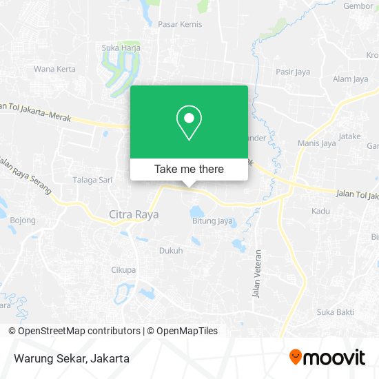 Warung Sekar map