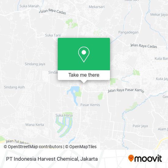 PT Indonesia Harvest Chemical map