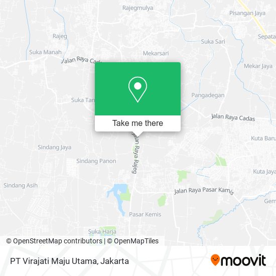 PT Virajati Maju Utama map