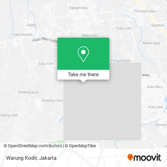 Warung Kodir map