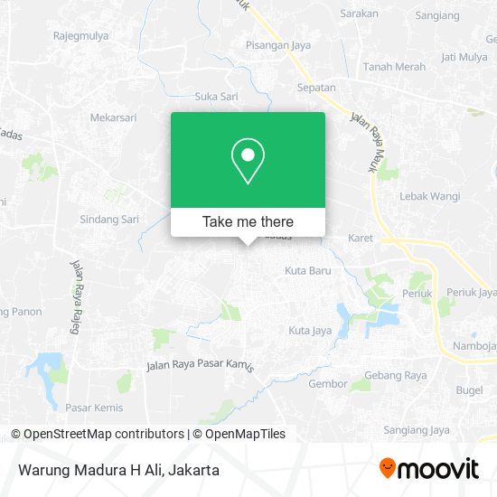 Warung Madura H Ali map