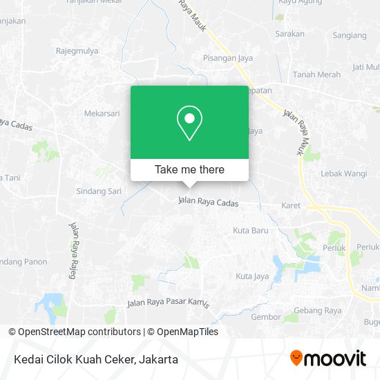 Kedai Cilok Kuah Ceker map