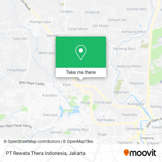 PT Rewata Thera Indonesia map