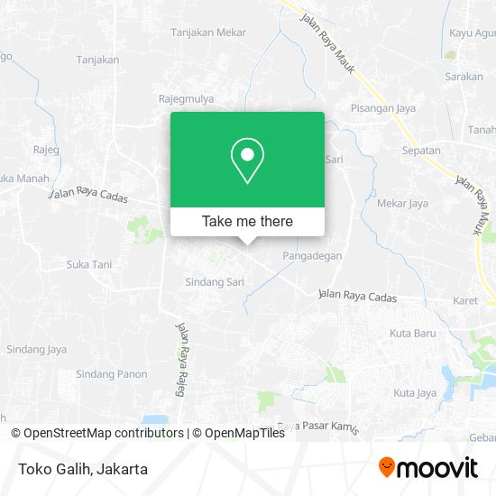 Toko Galih map