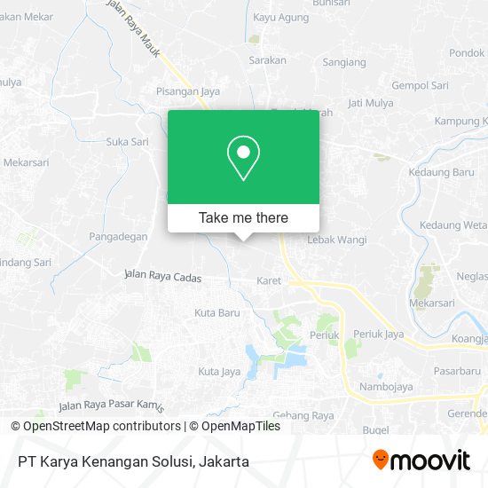 PT Karya Kenangan Solusi map