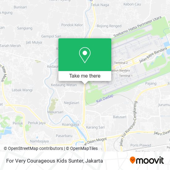 For Very Courageous Kids Sunter map