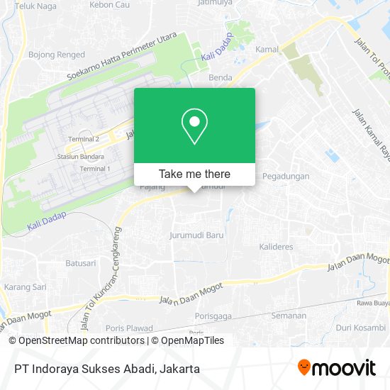 PT Indoraya Sukses Abadi map
