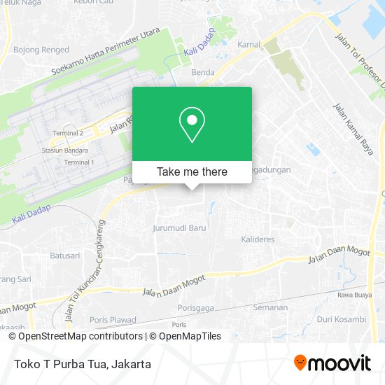 Toko T Purba Tua map