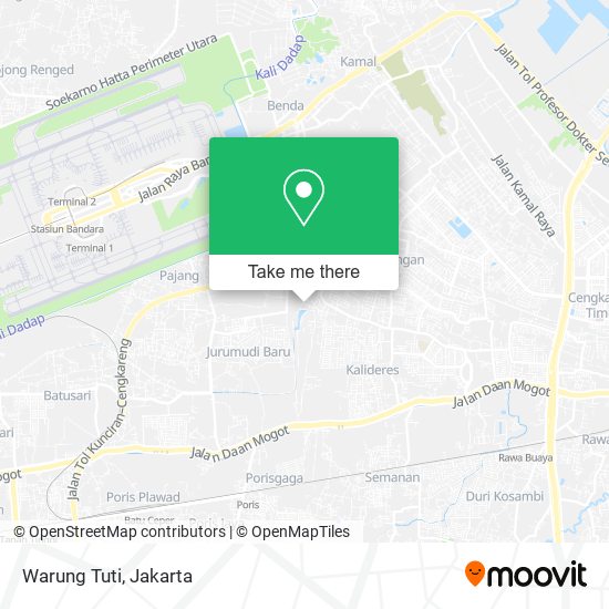 Warung Tuti map