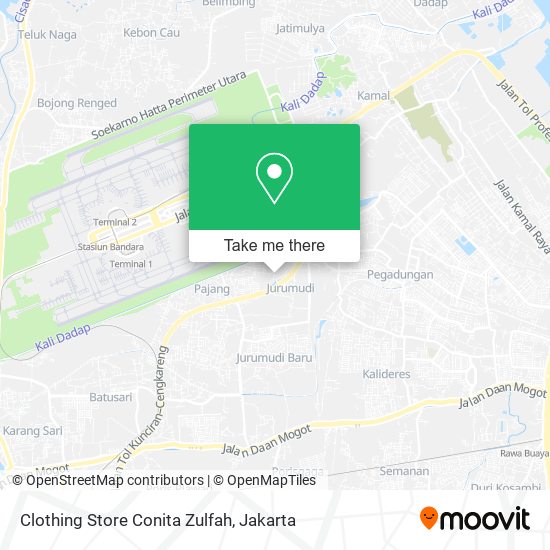 Clothing Store Conita Zulfah map