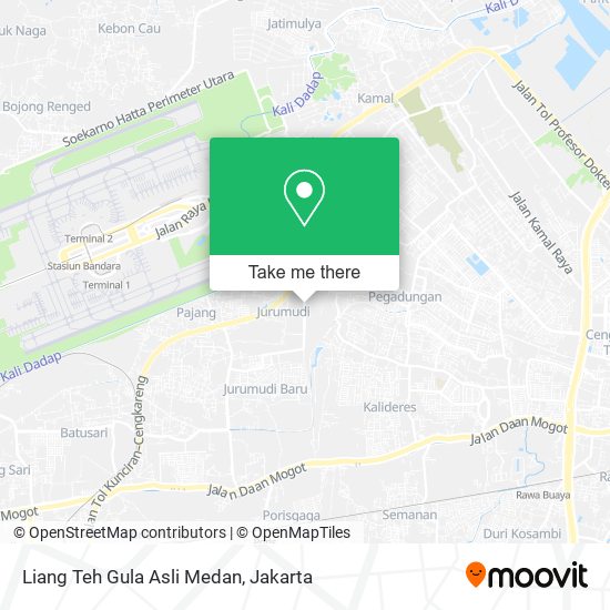 Liang Teh Gula Asli Medan map