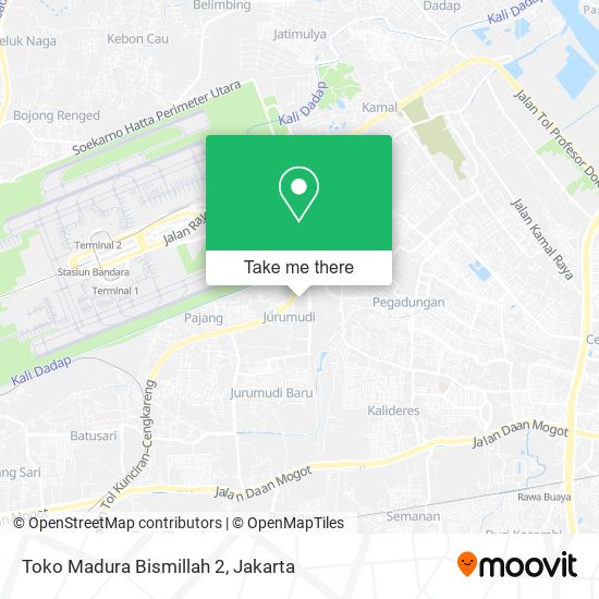 Toko Madura Bismillah 2 map