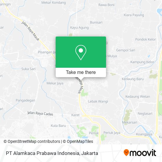 PT Alamkaca Prabawa Indonesia map