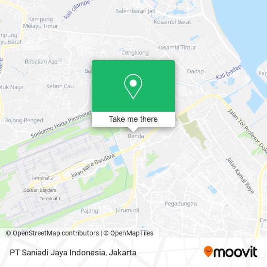 PT Saniadi Jaya Indonesia map