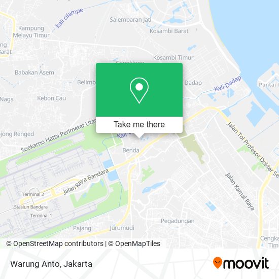 Warung Anto map