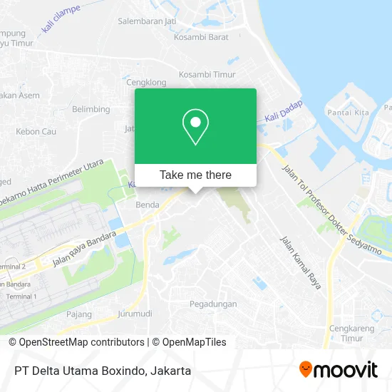 PT Delta Utama Boxindo map