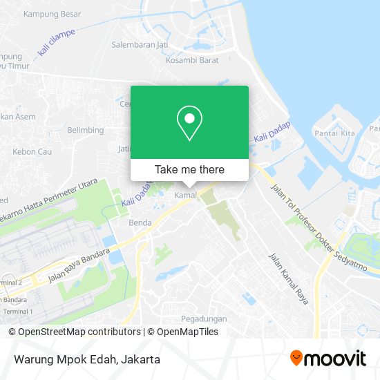 Warung Mpok Edah map