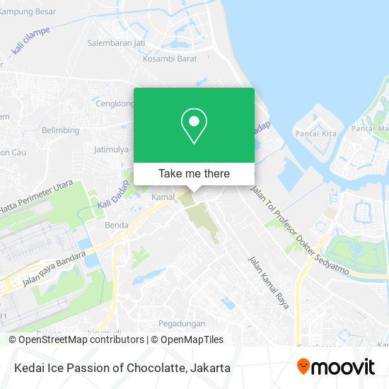 Kedai Ice Passion of Chocolatte map