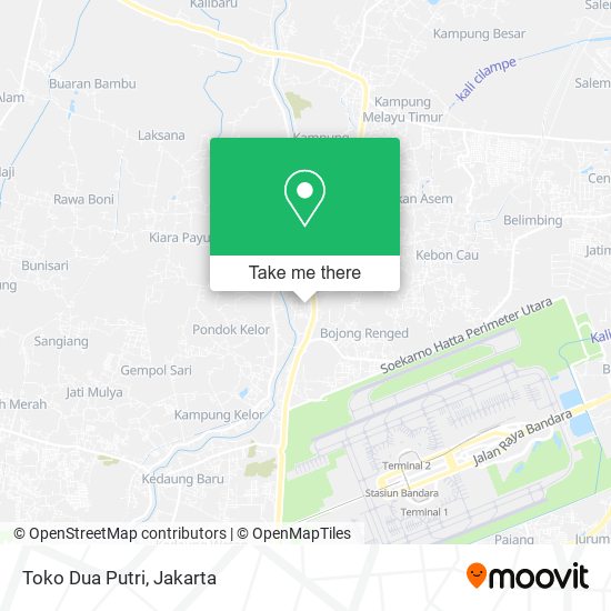 Toko Dua Putri map