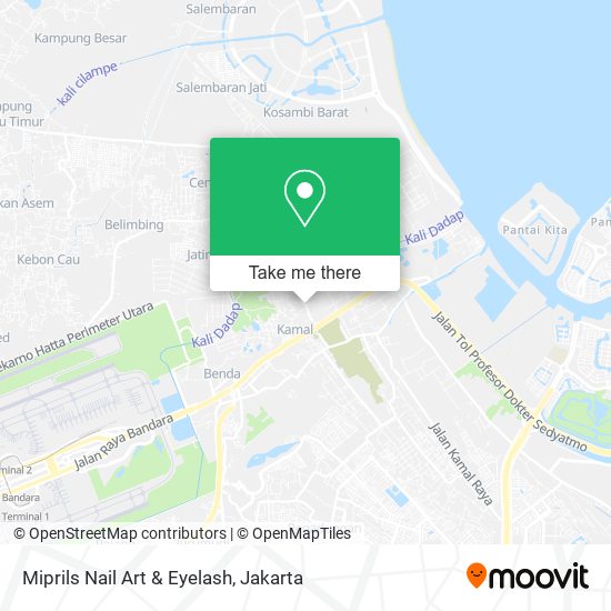 Miprils Nail Art & Eyelash map