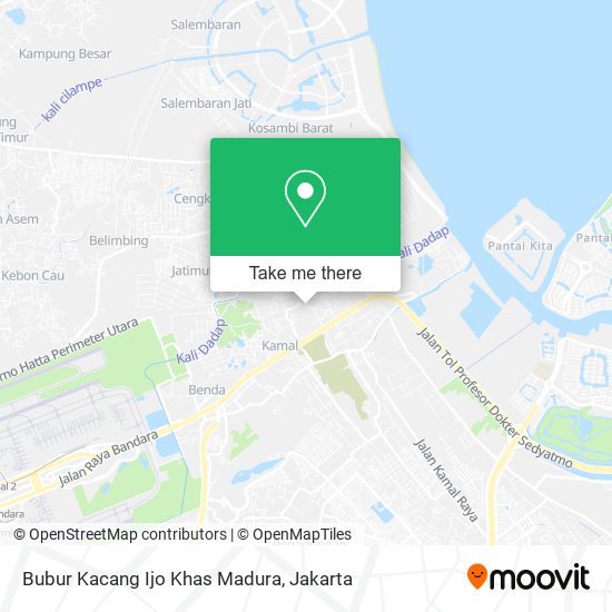 Bubur Kacang Ijo Khas Madura map