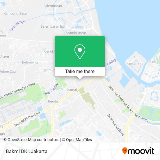 Bakmi DKI map