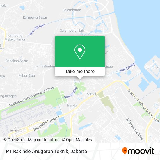 PT Rakindo Anugerah Teknik map