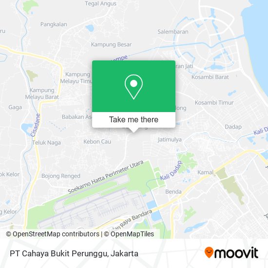 PT Cahaya Bukit Perunggu map