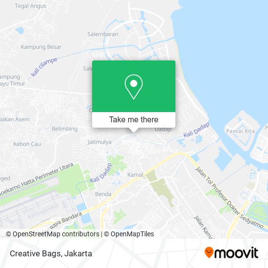 Creative Bags map