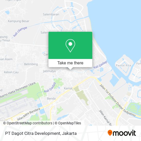 PT Dagot Citra Development map