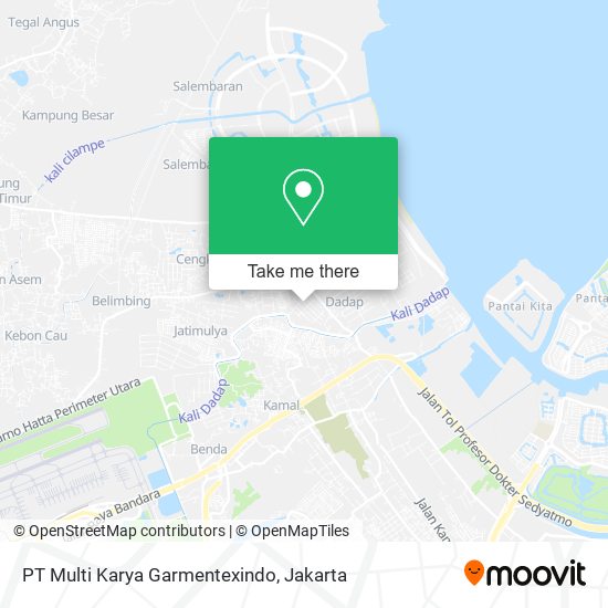 PT Multi Karya Garmentexindo map