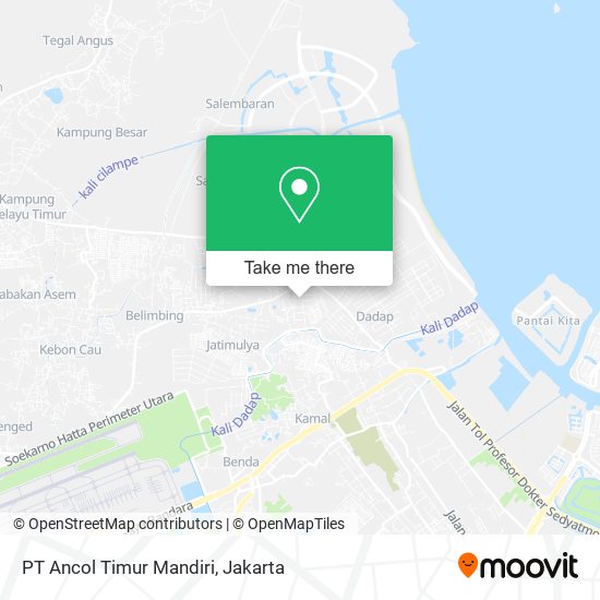 PT Ancol Timur Mandiri map