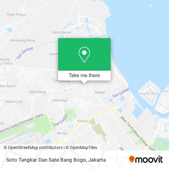 Soto Tangkar Dan Sate Bang Bogo map