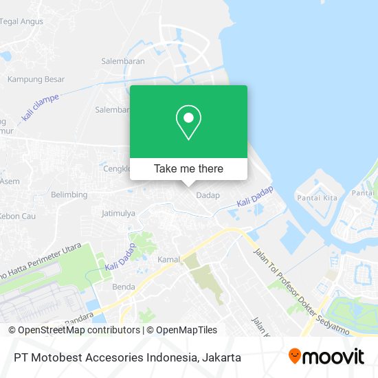 PT Motobest Accesories Indonesia map