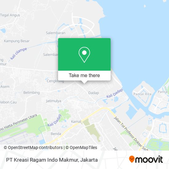 PT Kreasi Ragam Indo Makmur map