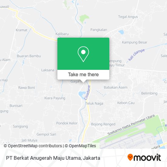 PT Berkat Anugerah Maju Utama map
