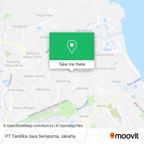 PT Tandika Jaya Sempurna map