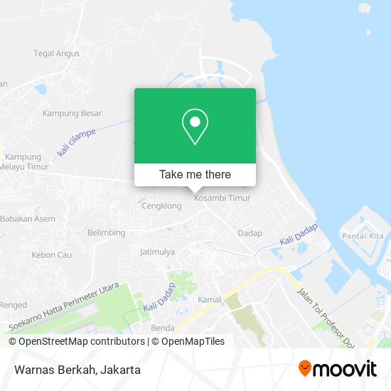 Warnas Berkah map