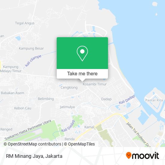 RM Minang Jaya map