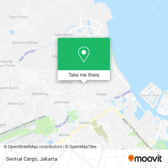 Sentral Cargo map
