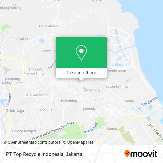 PT Top Recycle Indonesia map