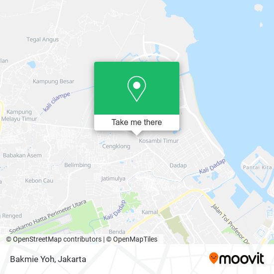 Bakmie Yoh map