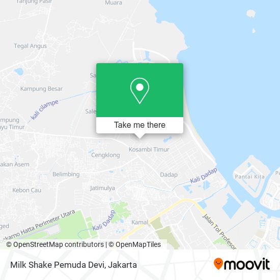 Milk Shake Pemuda Devi map