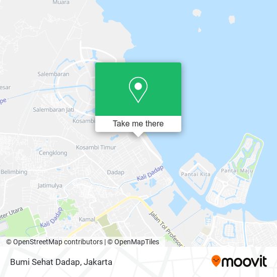 Bumi Sehat Dadap map