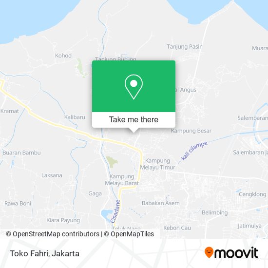 Toko Fahri map