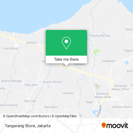 Tangerang Store map